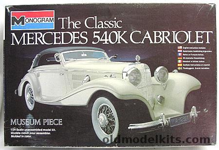 Monogram 1/24 Mercedes 540K Cabriolet, 2306 plastic model kit